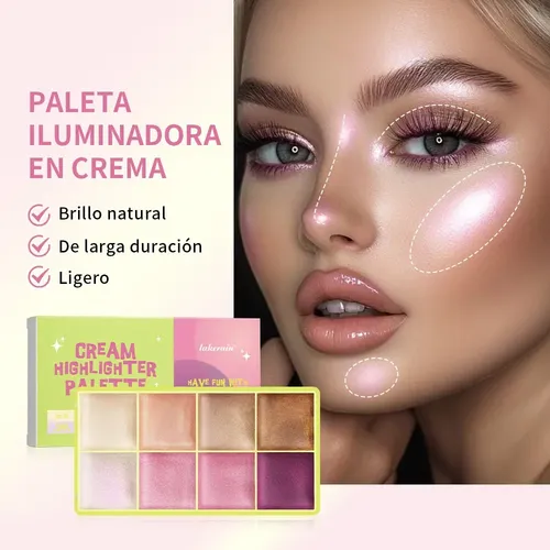 Paleta De Iluminadores En Crema –multi-tonos