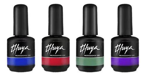 4 Esmaltes Semipermanentes Gel On Off X14ml Thuya