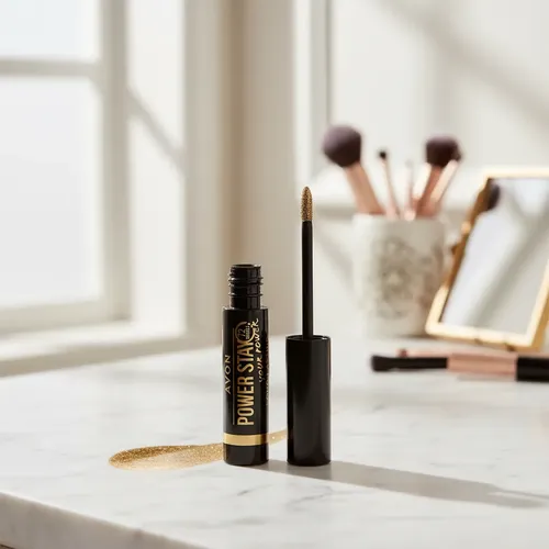 Avon Power Stay Delineador Líquido Ojos72 Hs Gold Rush
