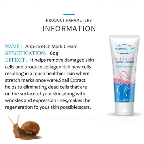 Jh Ah Crema De Estrías For Mujer, Crema Hidratante Corporal