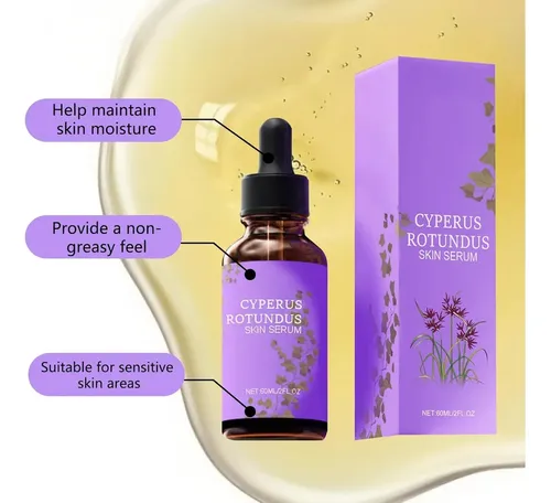Suero Cyperus Rotundus Para Reducción De Vello Corporal 60ml