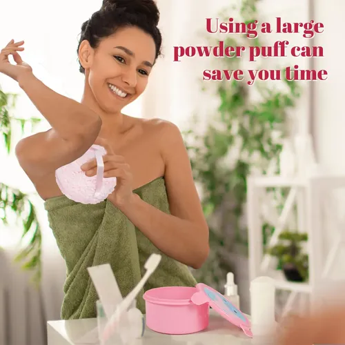 Esponja De Polvo Joly 15cm Aplicador Grande Para Cuerpo Ros