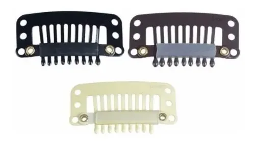 Kit X5 Clips Micropeinetas P/ Cortinas De Pelo Y Extensiones
