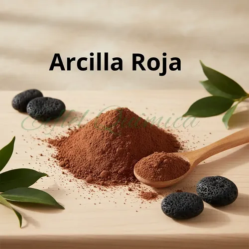 Arcilla Roja 1 Kg Materia Prima Uso Cosmetico