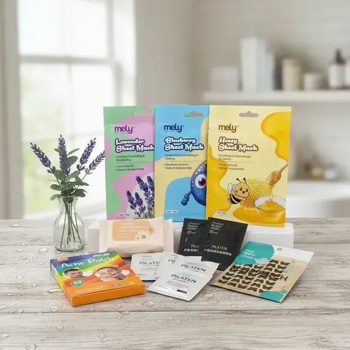 Kit Skincare X8 Mascarillas Parches Para Acne Toallitas