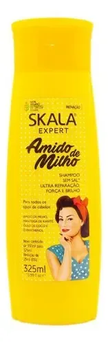 Skala Amido De Milho Shampoo Acondicionador Vegano Cabello