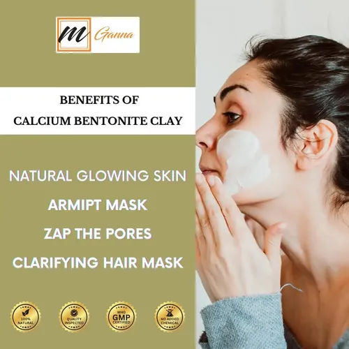 Arcilla Bentonita Natural En Polvo 227g Para Mascarillas Y