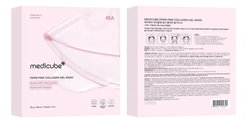 Mascarillas De Colageno Pack X4 Medicube Pdrn Collagen Gel