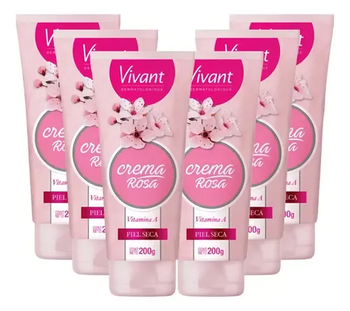 Crema Rosa Piel Seca Con Vitaminas A Iyosei – 200 Grs
