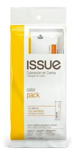 Issue Color Pack Con Máscara Con Keratina Tono 10 Aclarante