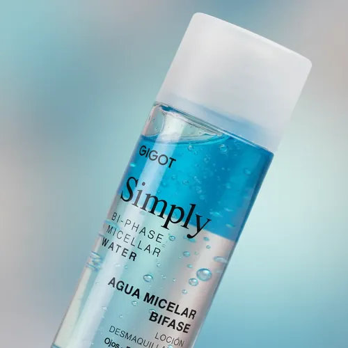 Agua Micelar Bifásica Gigot Simply 100ml Desmaquillante