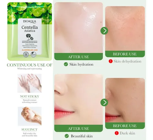 Centella Asiatica Moisturizing Facial Soothing Repair Face