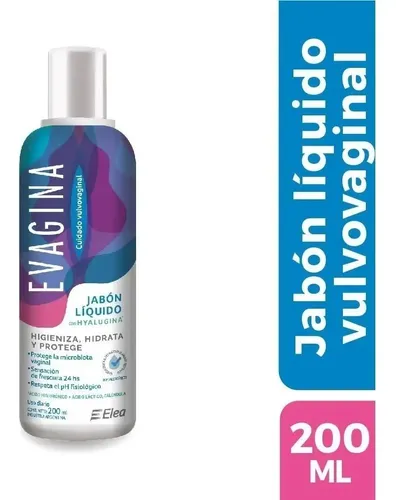 Evagina Jabón Líquido Íntimo Higieniza Hidrata Protege 200ml