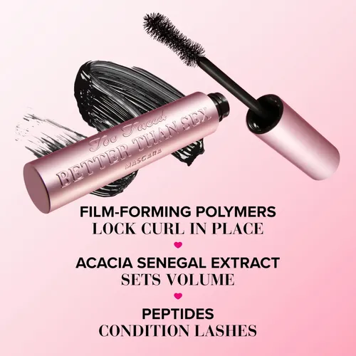 Set De Rímel Too Faced Better Than Sex, Tamaño Viaje Con Bol