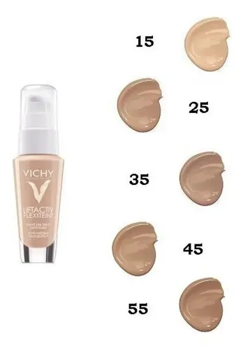 Base de maquillaje en base Vichy Liftactiv Flexiteint tono 35 sand – 30mL