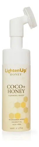 Jabón Con Cepillo Exfoliante Espumoso Lightenup Honey Coco