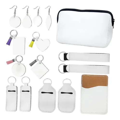 Compatible Con Genérico Kit Sublimación 32 Pzas Llaveros /