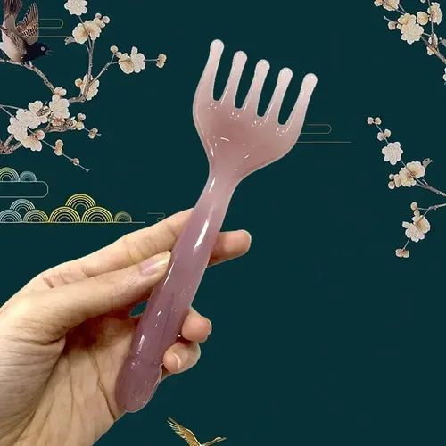 Masajeador De 5 Garras Para Cuerpo De Resina, Cabeza, Gua, M Verde