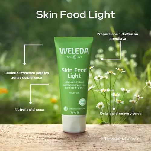 Skin Food Light Fluido Humectante Natural Weleda 30ml