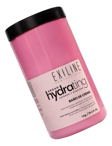 Exiline Argán Hydrating Baño De Crema Capilar 1l