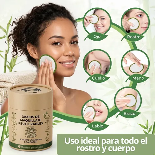 1k 4k 20p Almohadillas Algodón Desmaquillantes Pads