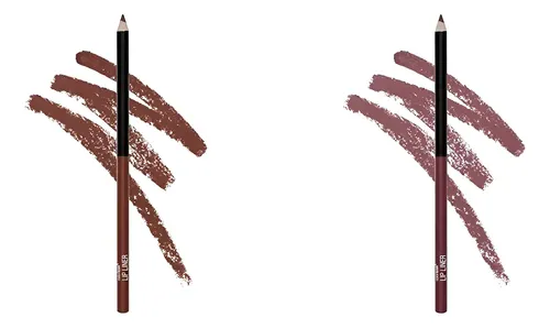 Delineador De Labios Wet N Wild 2 Piezas Castaño Oscuro Y