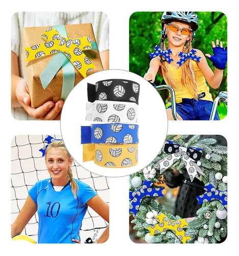 4 Rollos De Cinta De Voleibol Para Lazos Para El Pelo, Regal