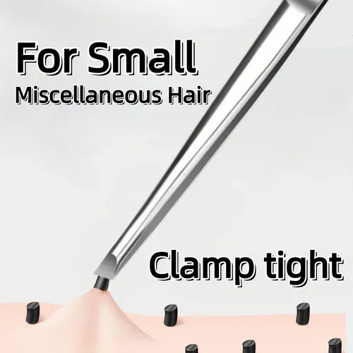 Pinza Depilar Acero Inoxidable Cejas Barba 304mjlogo