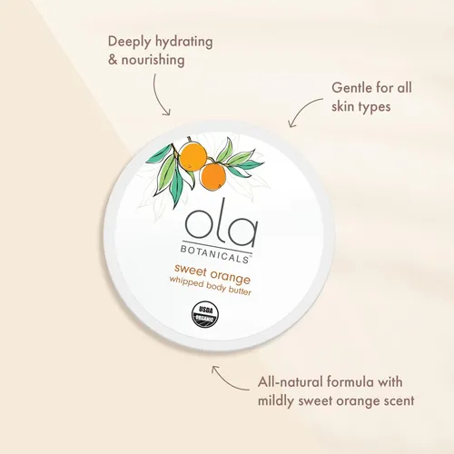 Manteca Corporal Dr. Mercola Ola Botanical Naranja Dulce 120