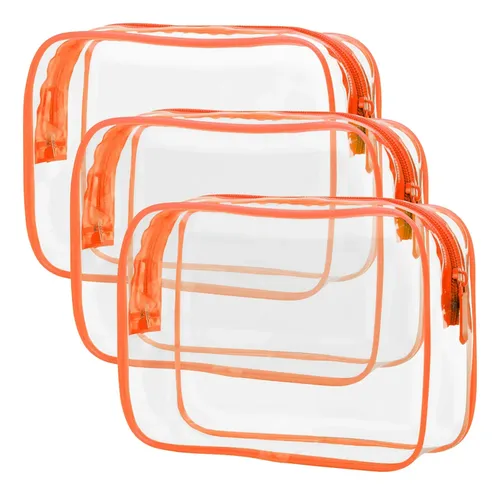 Bolsa De Maquillaje Transparente Packism Tsa, Bolsa De Aseo