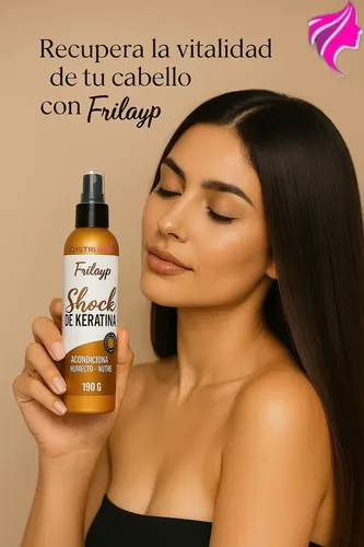 Frilayp Spray Shock De Keratina X190g Humecta Acondiciona