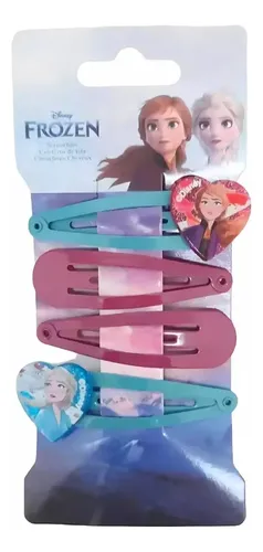 Set Hebillas Frozen Accesorio Para El Pelo Original Disney