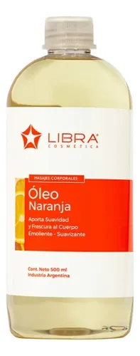 Aceite Para Masajes Naranja Libra Cosmetica Oleo Pack 5 Fragancia Suave