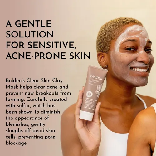 Clear Skin Clay Mask | Made With Sulfur For Deep Pore