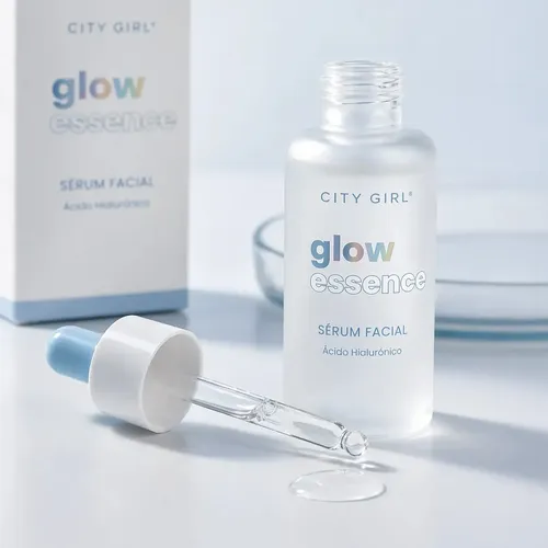 Serum Facial Glow Essence Ácido Hialurónico City Girl 30ml
