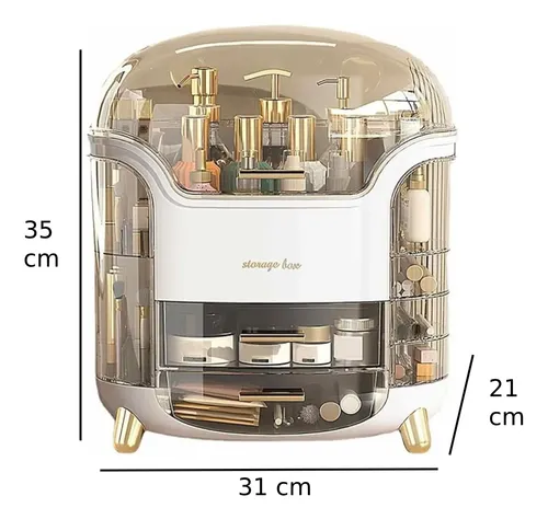 Organizador Maquillaje Cosmeticos Capsula Compartimientos