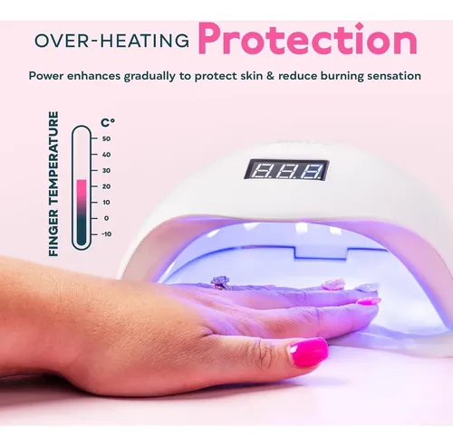 Lámpara Uv Led Para Uñas Sunuv Sun5, 4 Temporizadores
