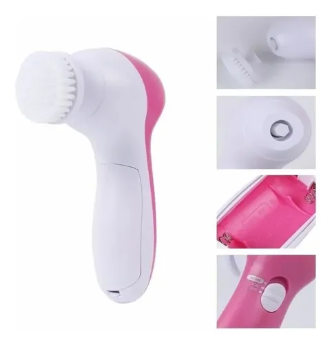 Cepillo Limpiador Facial 5 En 1 Masajeador Exfoliante