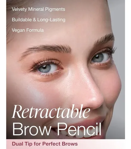 Lápiz Para Cejas Mineral Fusion Retráctil Rosa Oro