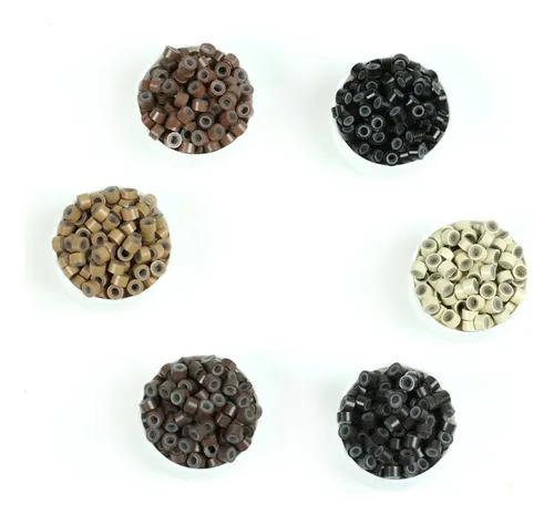 500pcs Anillos De Silicona Para Extensiones De Cabello Y Tre