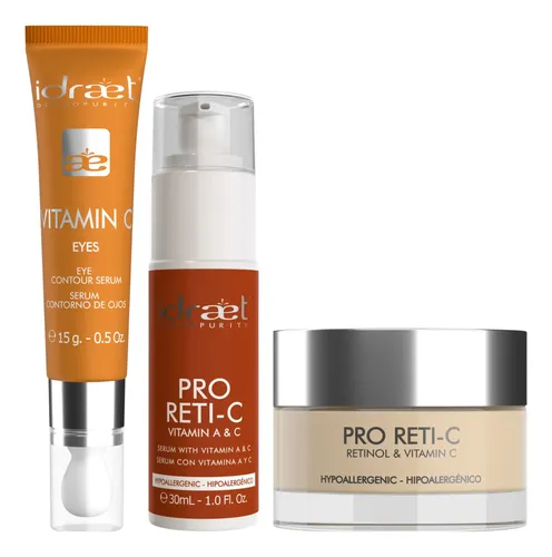 Skincare Rutina Piel Seca Antiage Retinol Vitamina C Idraet