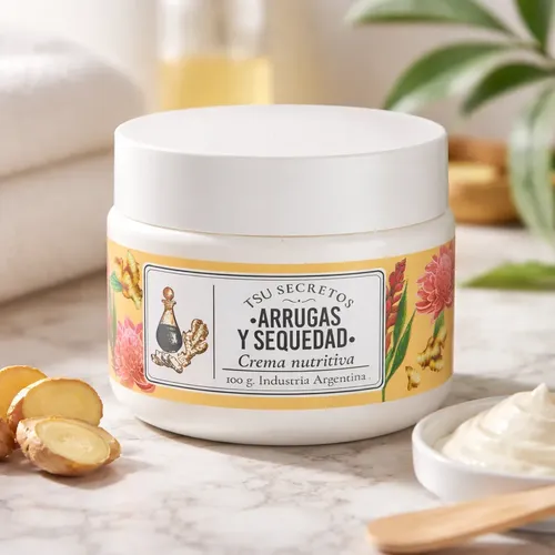 Tsu Secretos Crema Nutritiva Arrugas Y Sequedad 100g