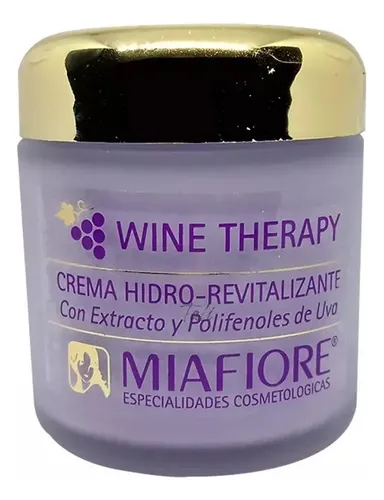 Crema Wine Therapy Hidro Revitalizante Uva 90g Fiorela
