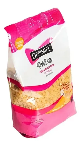 Cera Depilatoria Sistema Español Perlas Natural Vegetal Depimiel x800gr Pieles Normales