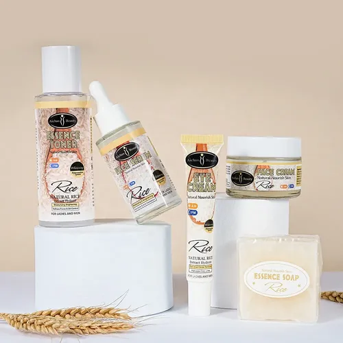 Kit Combo Skincare Aichun Bt Extractos De Arroz X5 Productos
