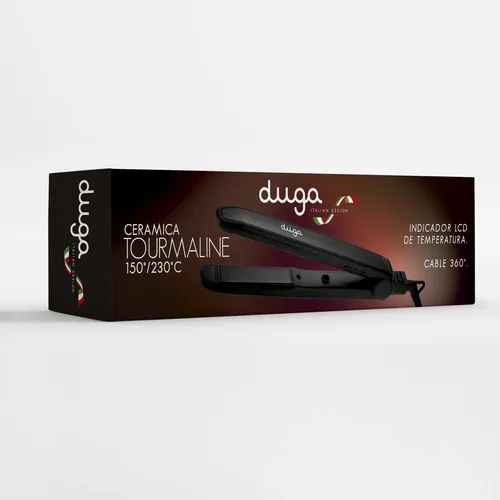 Plancha Para Cabello Alisado Duga Ceramica Tourmaline D103