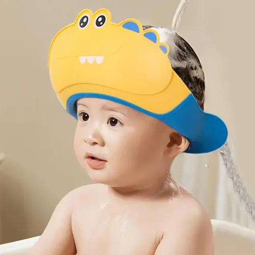 Gorra De Baño For Bebé Con Protección De Oídos