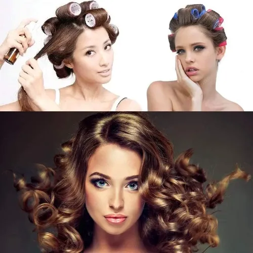 Rulos Para El Cabello, Paquete De 12 Rizadores Profesionales