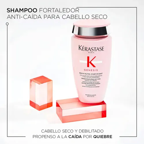 Kérastase Génesis Bain Nutri Fortifiant Shampoo Anti-Caída para Cabello Grueso | 250ml |