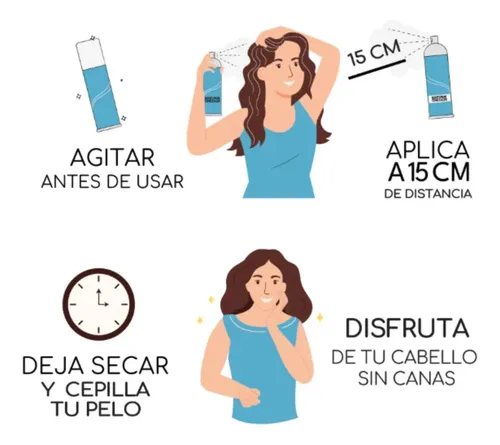 Spray Tapa Canas Touch Of Colour Thelma & Louise Tono Castaño oscuro